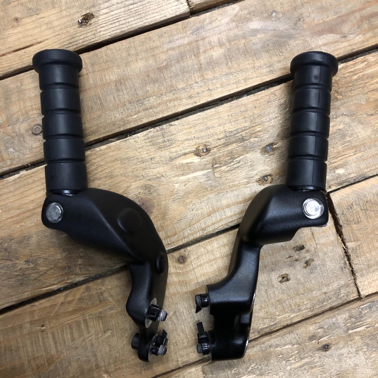 Indian Scout / Super Scout pillion footpegs with mounts